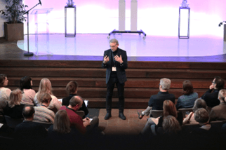 Erik Pool op het podium