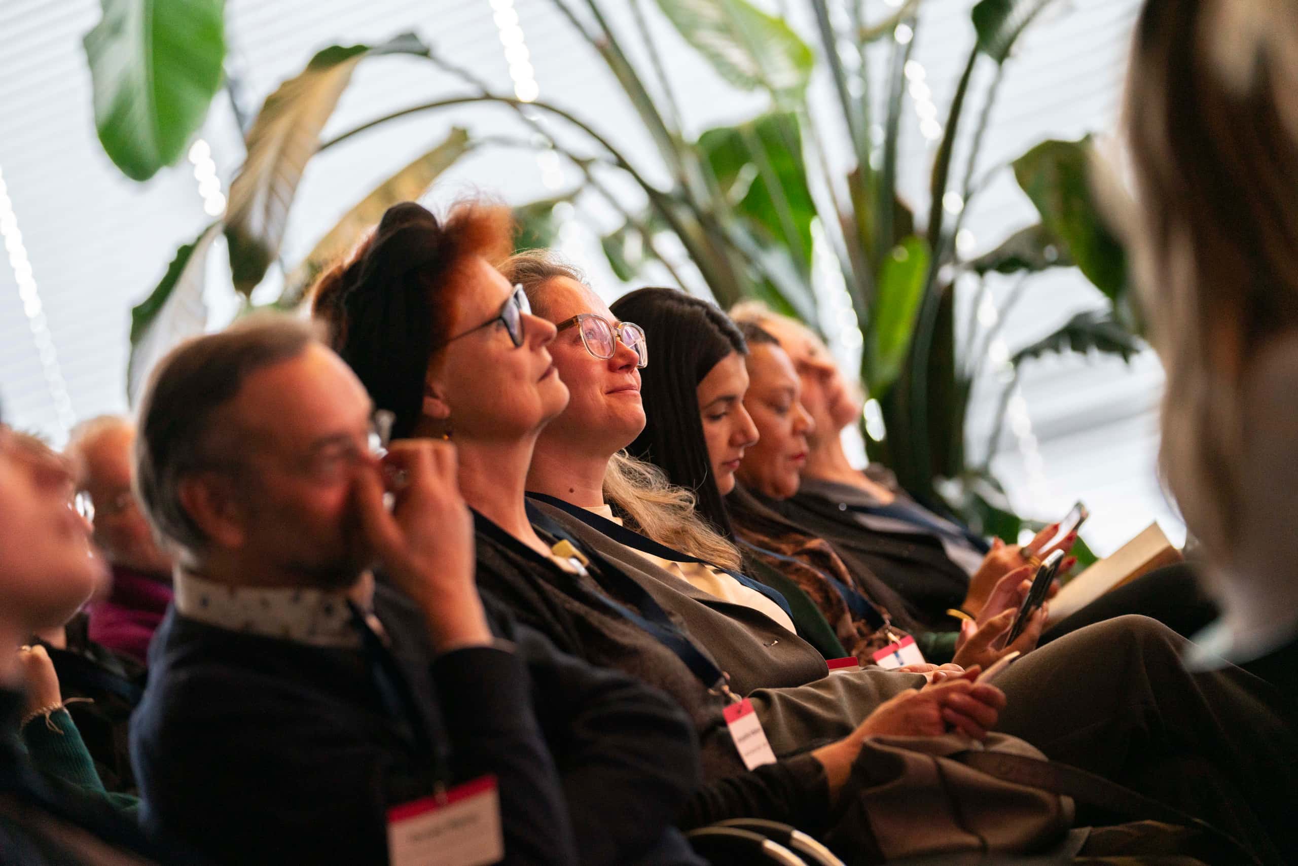 Deelnemers in de zaal