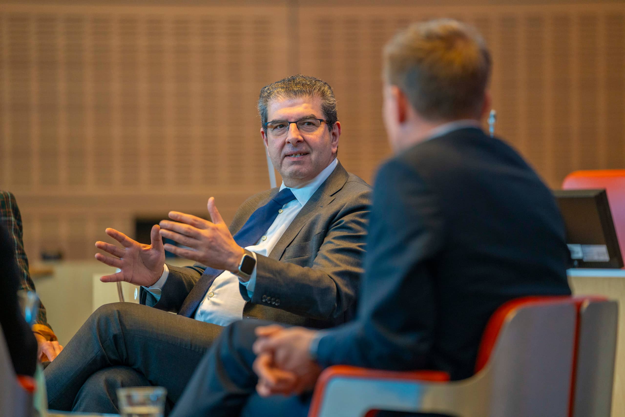 Afshin Ellian tijdens het debat