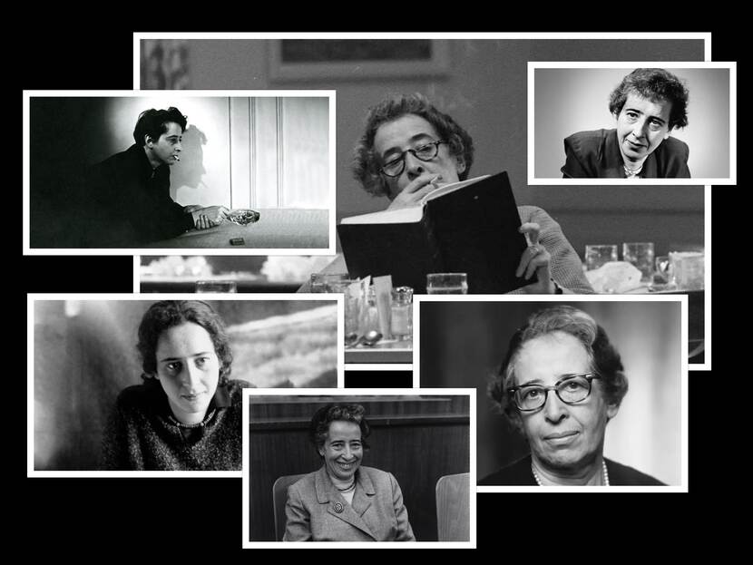 Collage Hannah Arendt